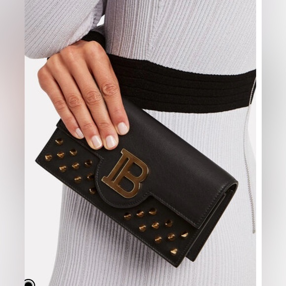 Gorg!  NEW!  Balmain B Studded Crossbody - Picture 3 of 12